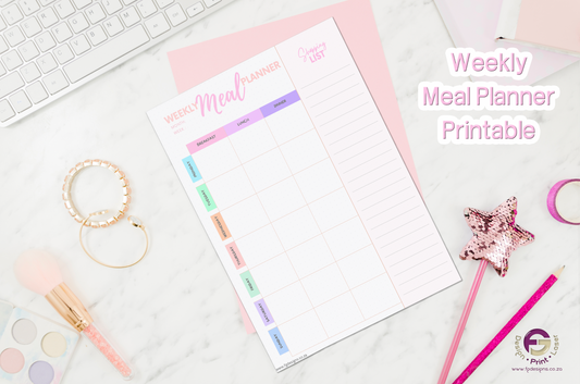 Weekly Meal Planner Printable