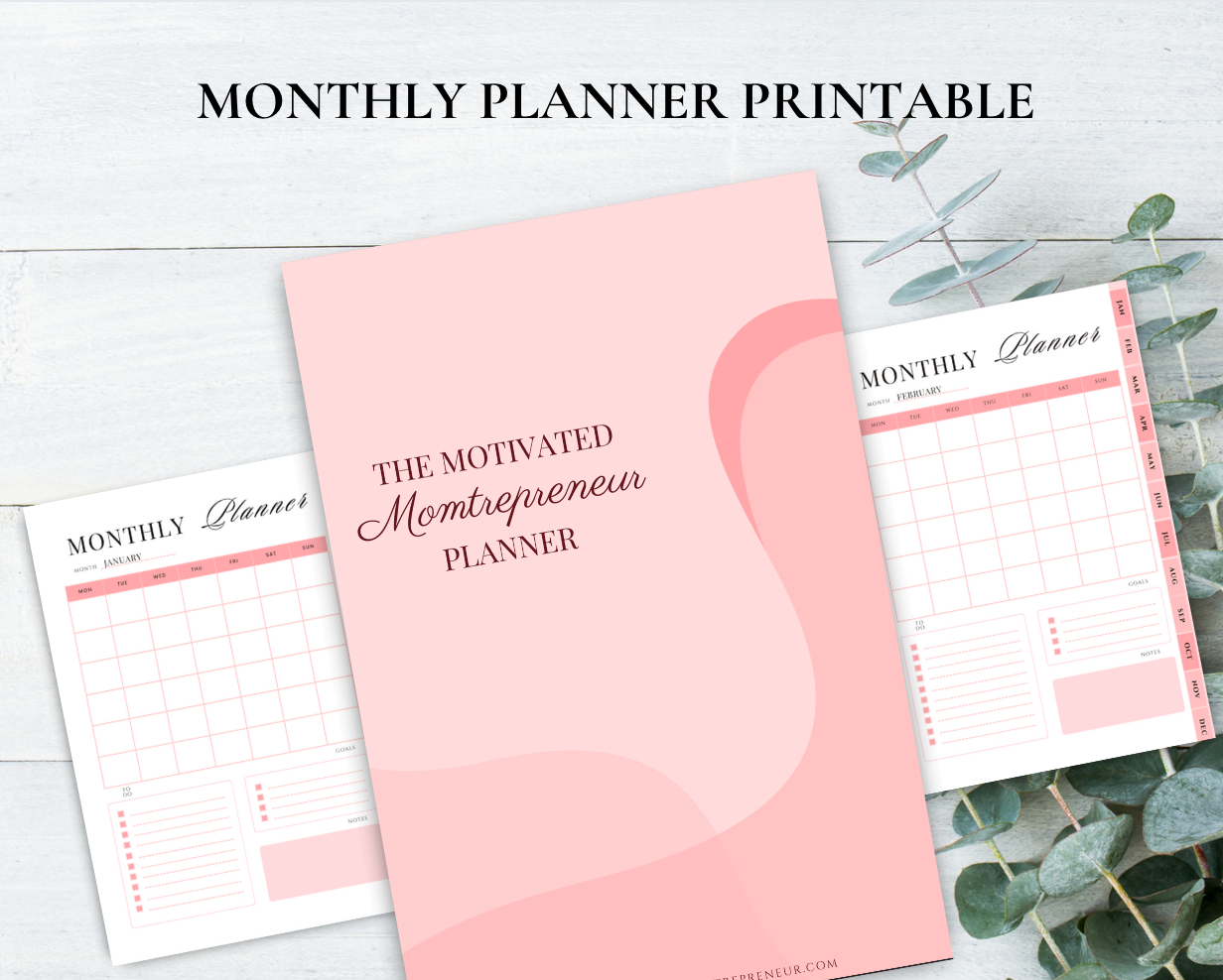 The Motivated Momtrepreneur Planner