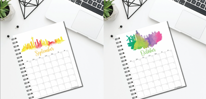 Wanderlust Monthly Planner Printable