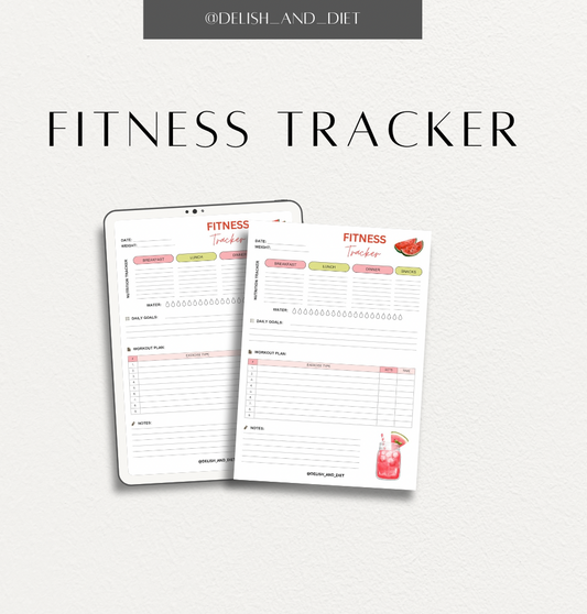 Fitness Tracker Printable