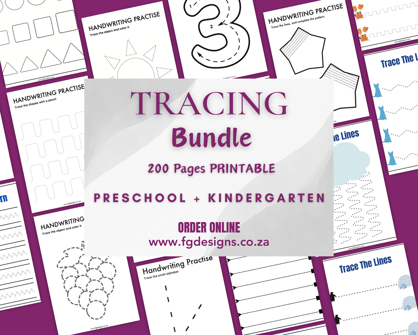 Tracing Bundle Printable