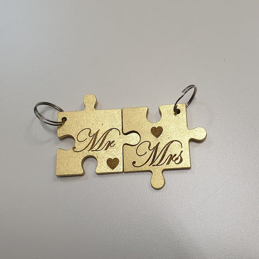 Puzzle Keyrings - FG Design • Print • Laser