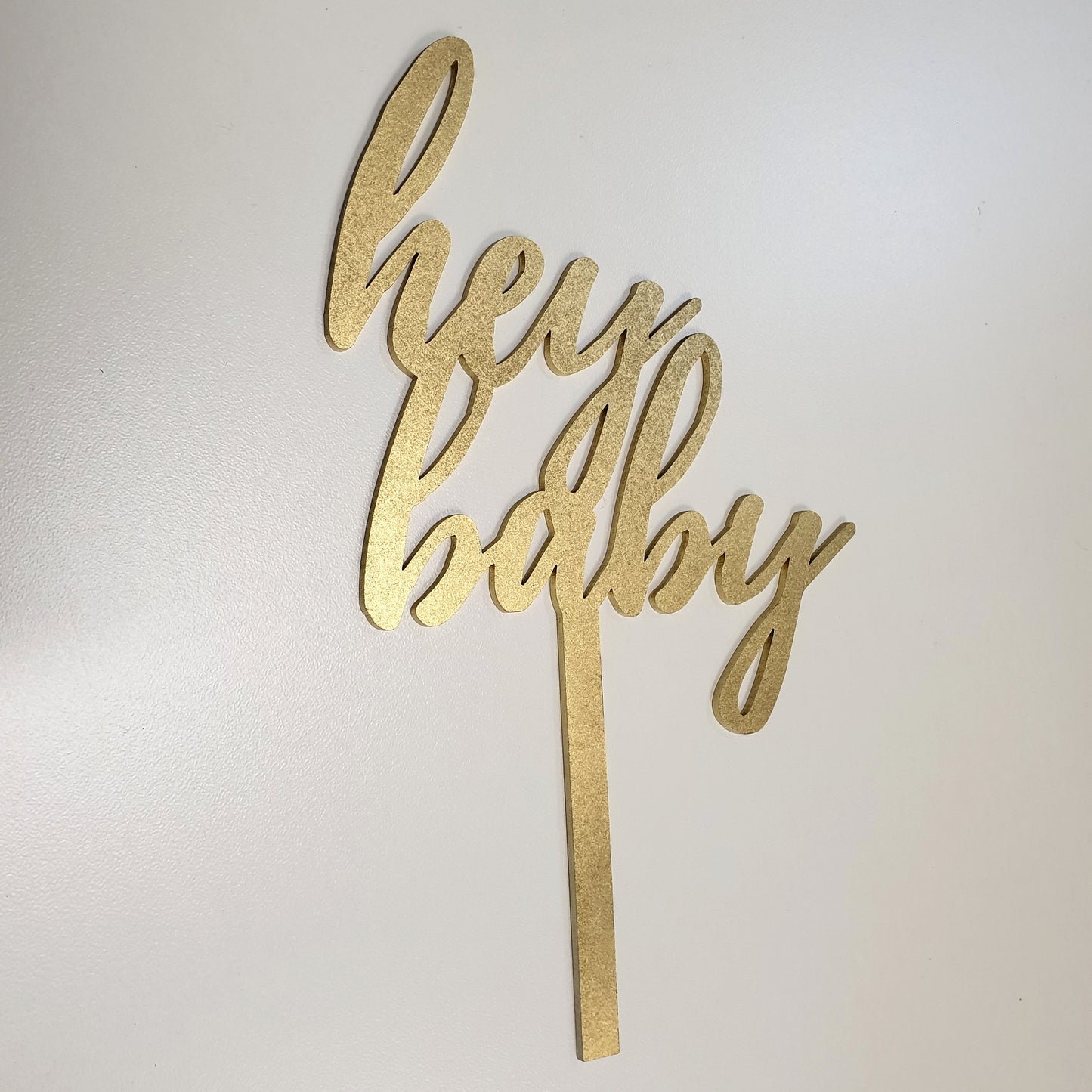 Cake Topper (Wooden) - FG Design • Print • Laser