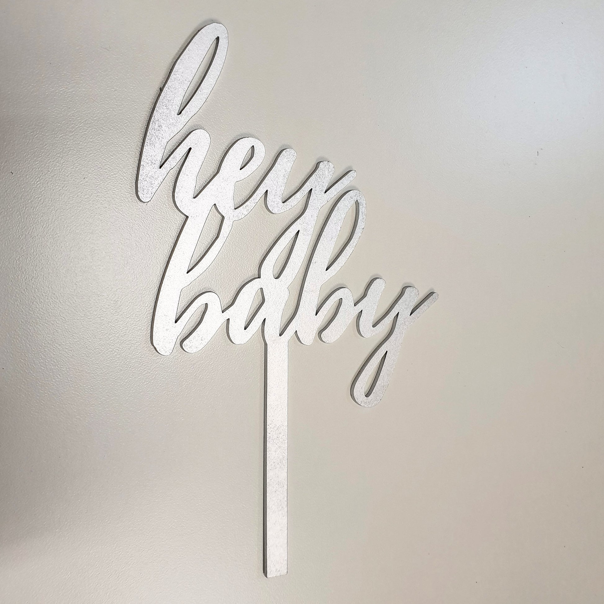 Cake Topper (Wooden) - FG Design • Print • Laser