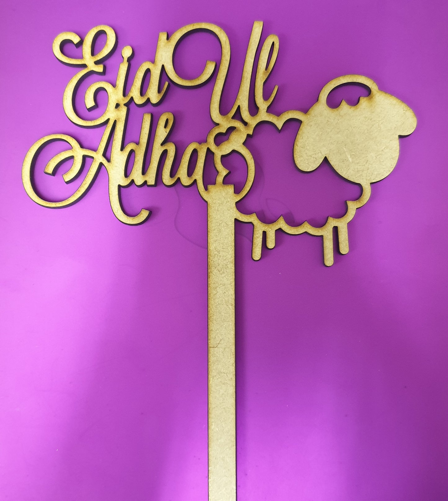 Cake Topper (Wooden) - FG Design • Print • Laser