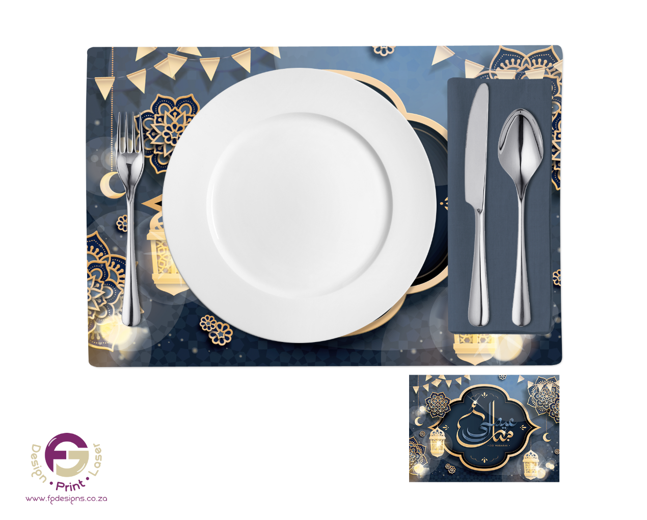 Placemats (10) - FG Design • Print • Laser