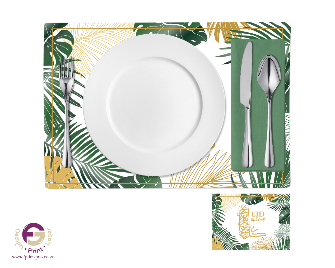 Placemats (10) - FG Design • Print • Laser