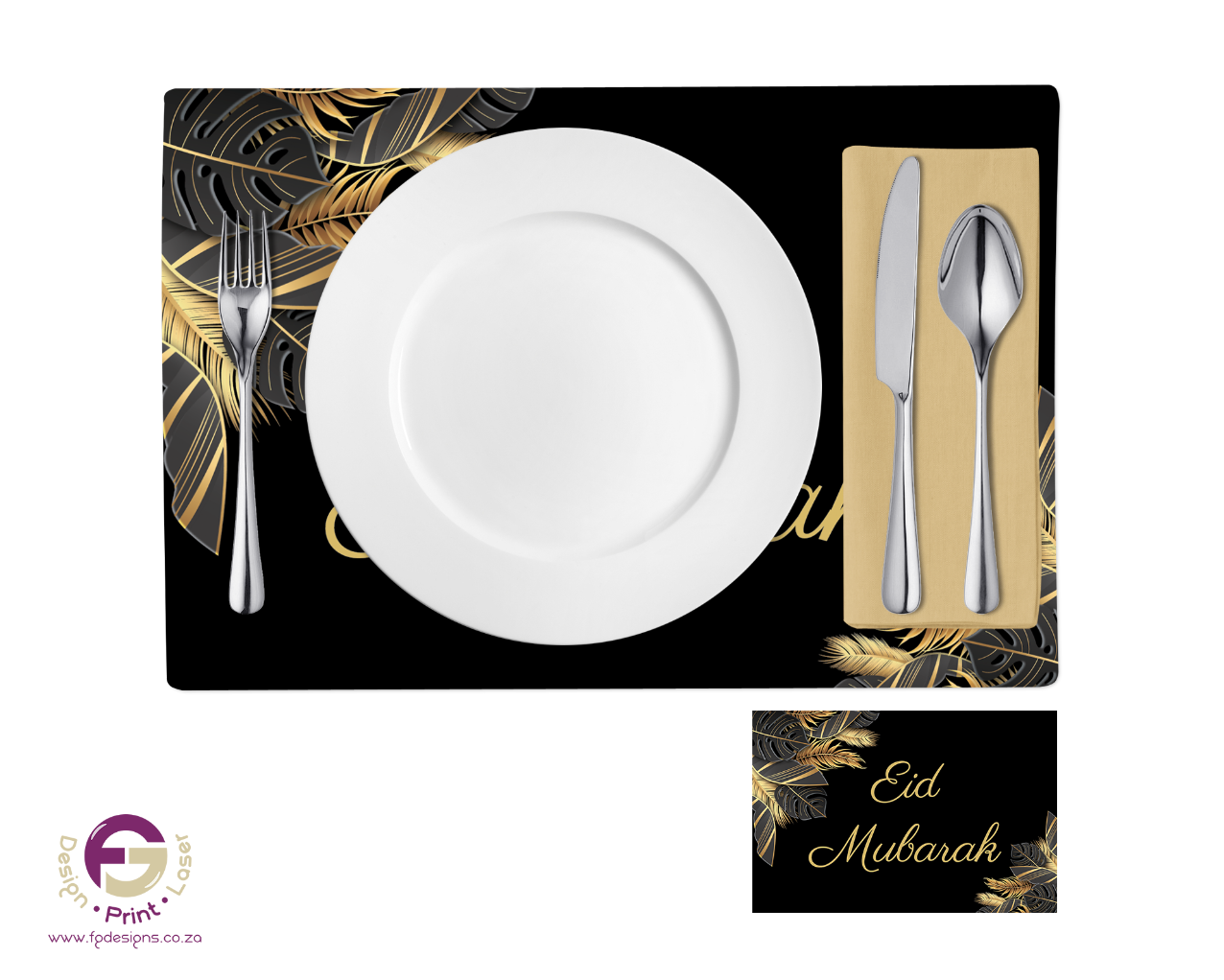 Placemats (10) - FG Design • Print • Laser