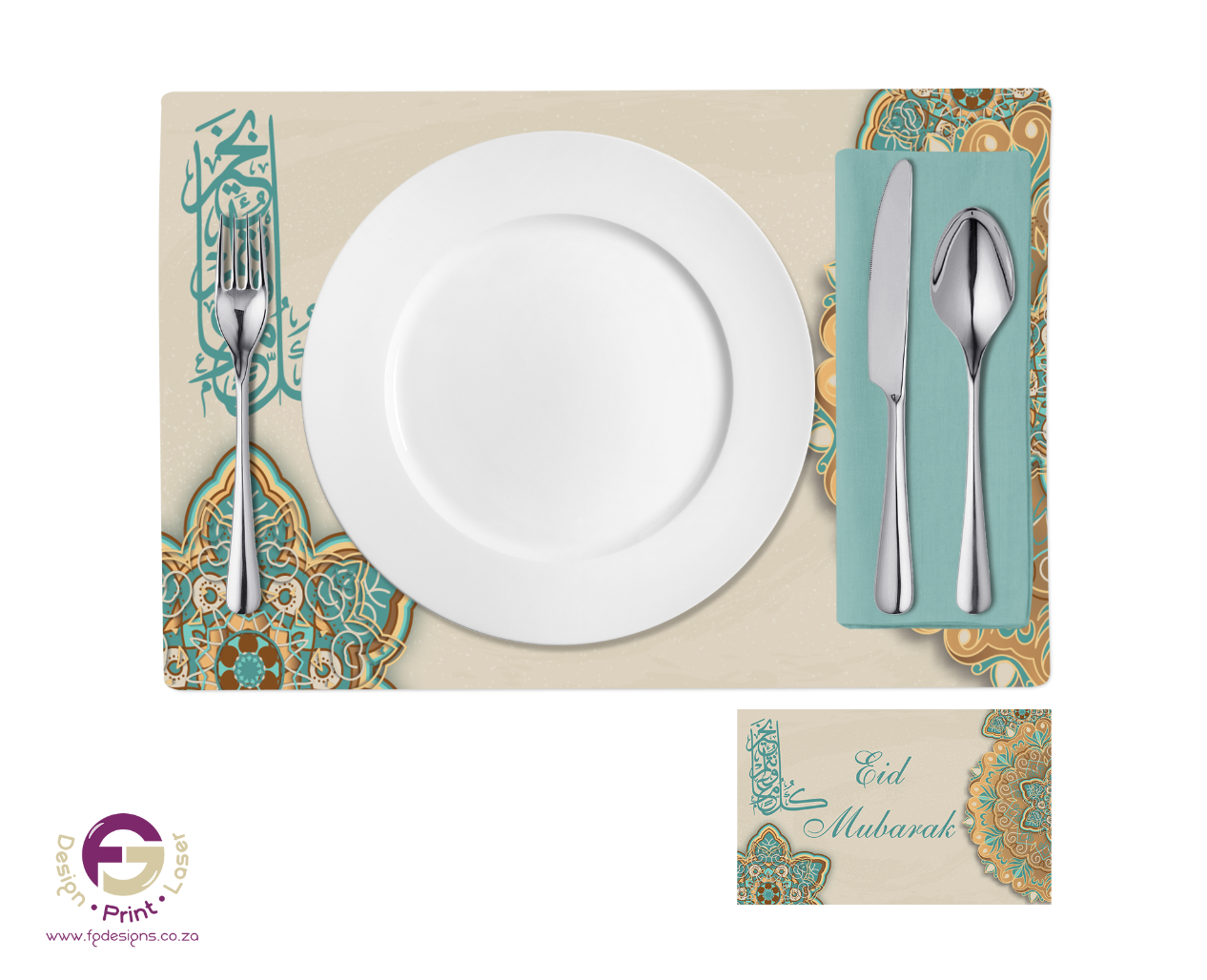 Placemats (10) - FG Design • Print • Laser