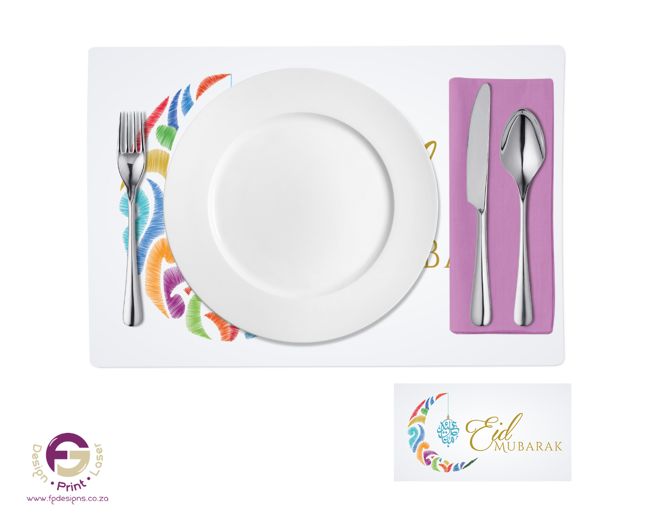 Placemats (10) - FG Design • Print • Laser