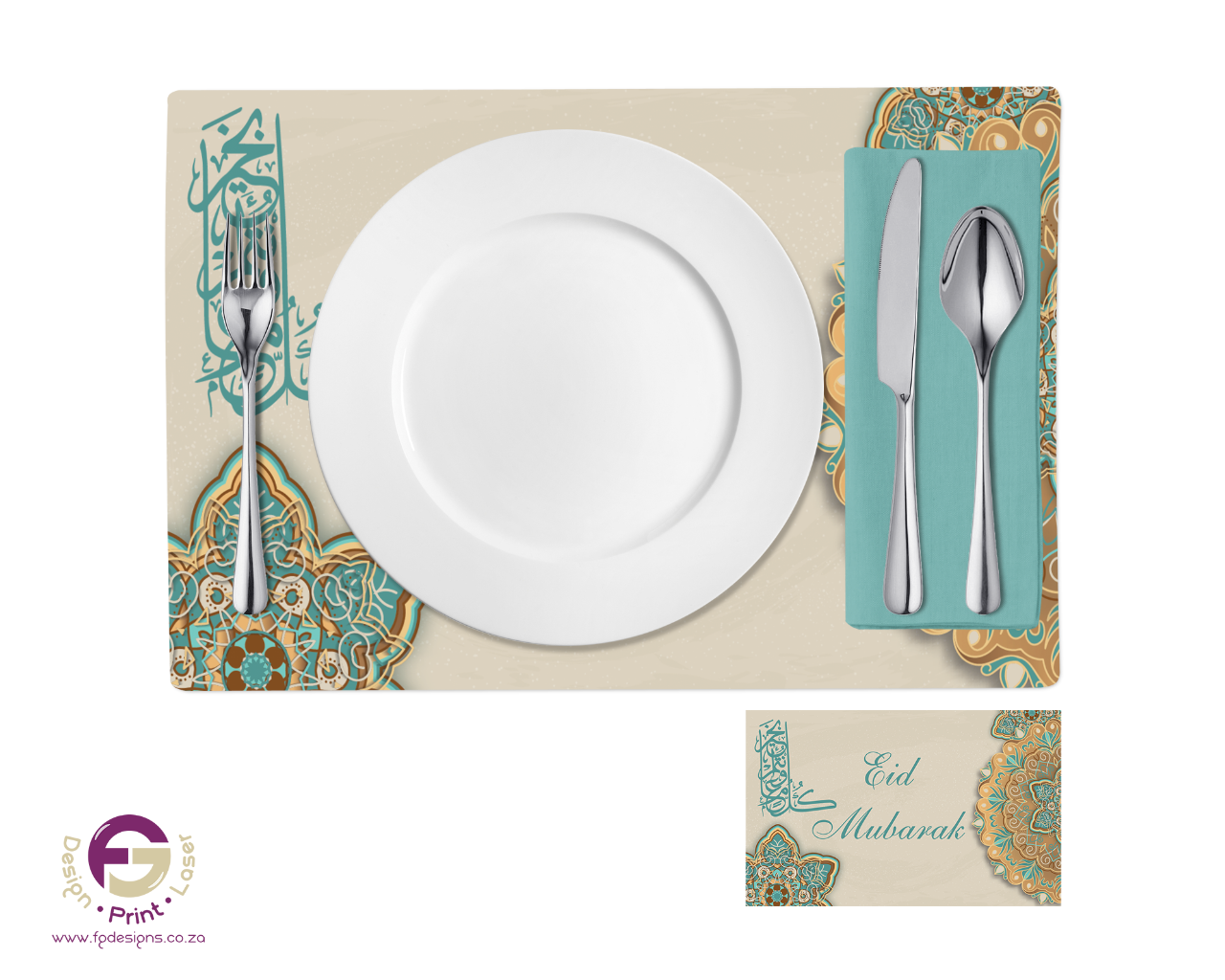 Placemats (10) - FG Design • Print • Laser