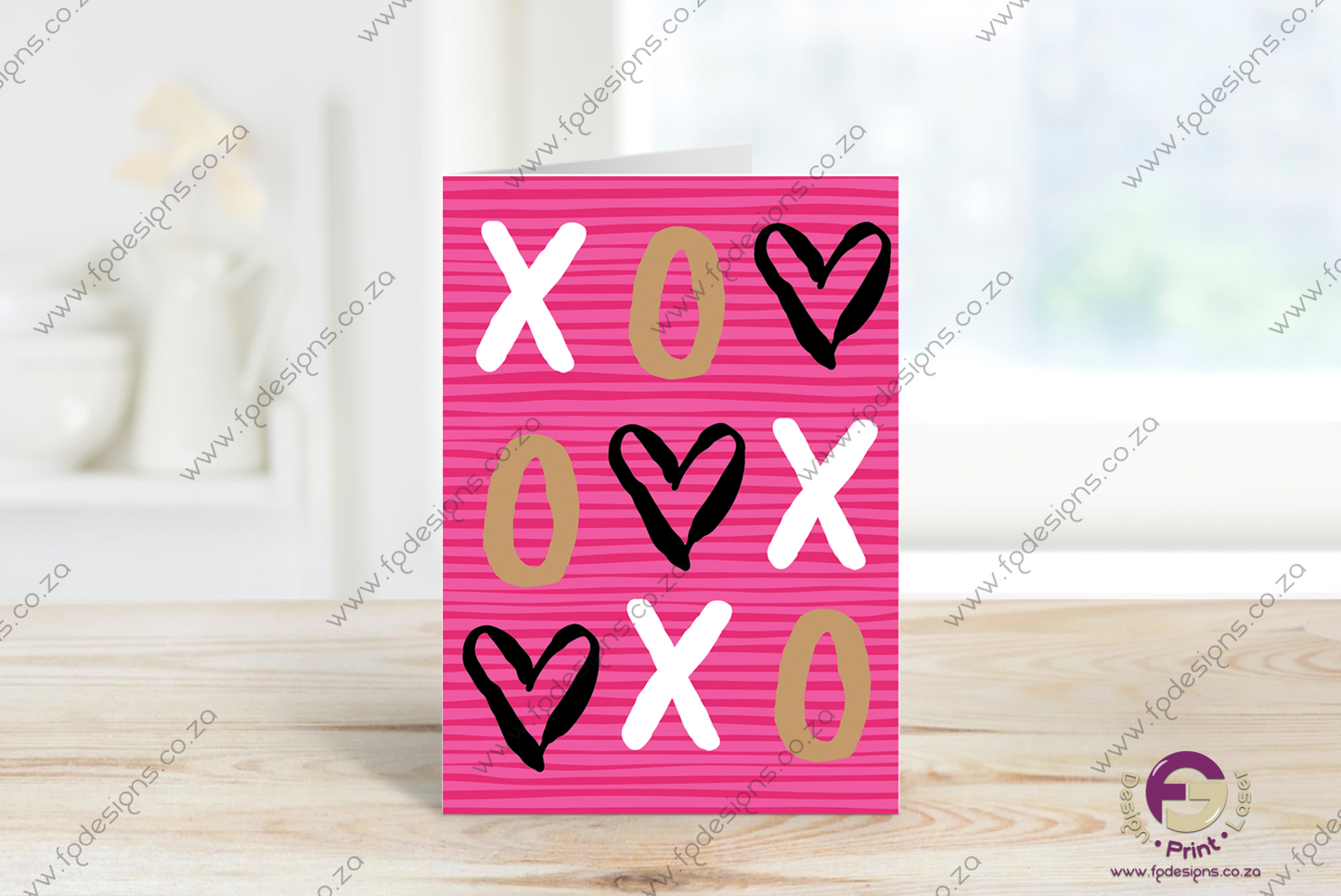 X & O Printable - FG Design • Print • Laser